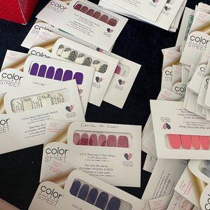 HUGE COLLECTION | 100 COLOR STREET NAIL POLISH STRIPS RETIRED SHADES